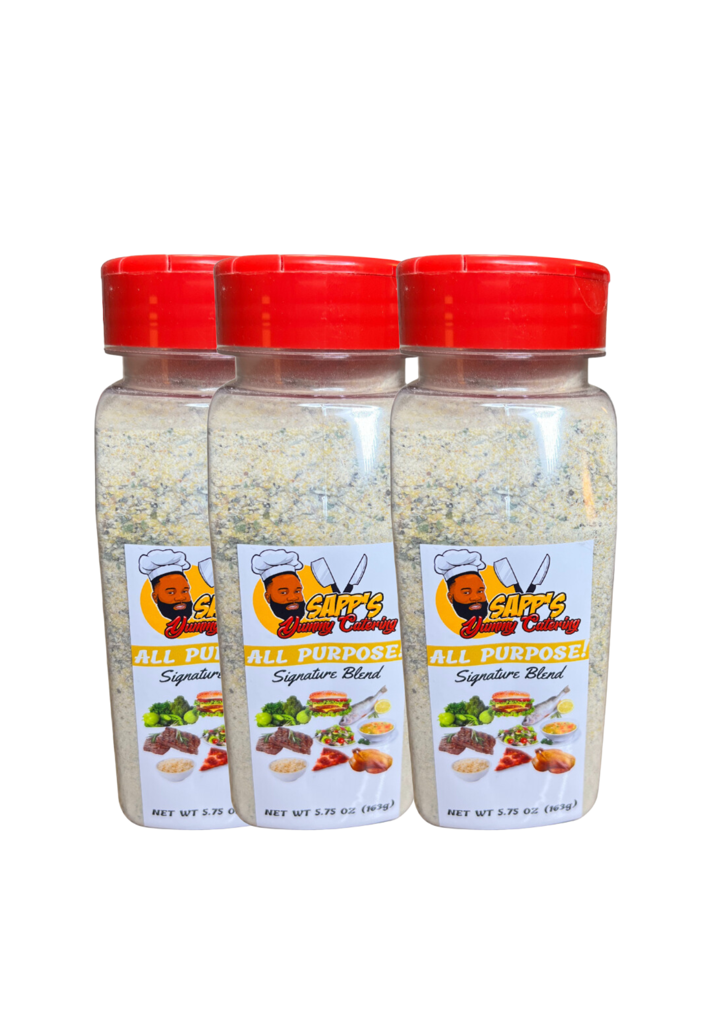 Get 3 Bottles! Sapps catering ALL purpose Seasoning (SAVE with our Tripple Bundle)